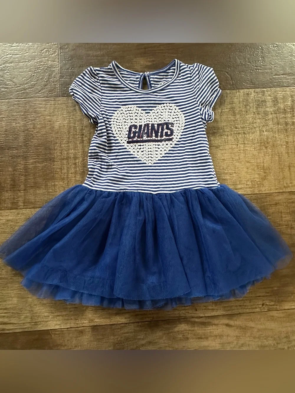 NFL NY Giants striped tutu dress